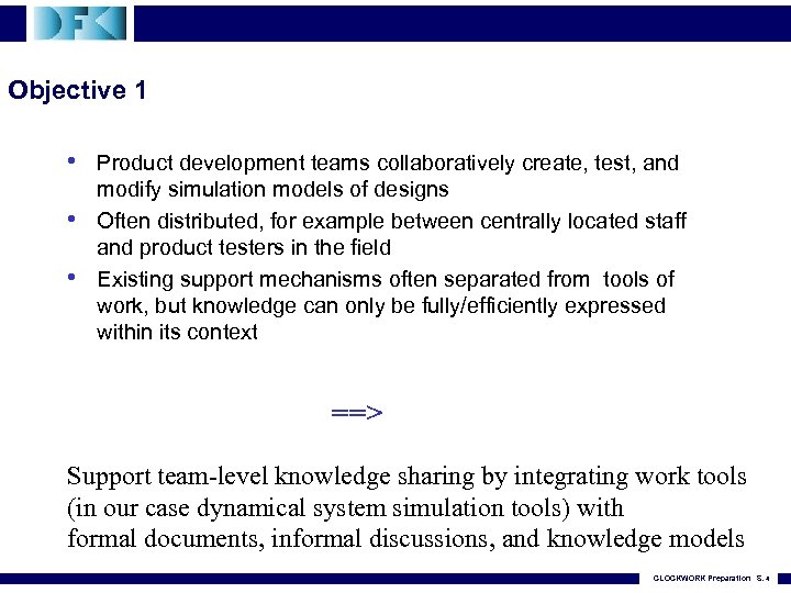 Objective 1 • Product development teams collaboratively create, test, and • • modify simulation