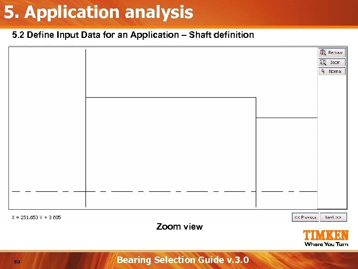 5. Application analysis 5. 2 Define Input Data for an Application – Shaft definition