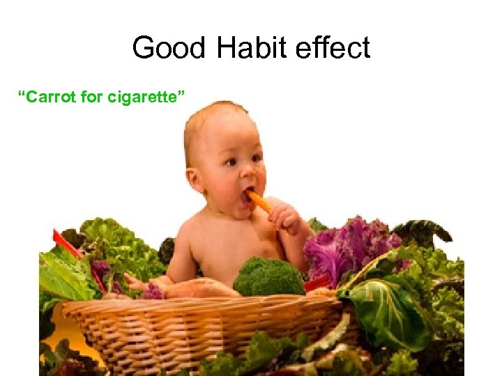 Good Habit effect “Carrot for cigarette” 