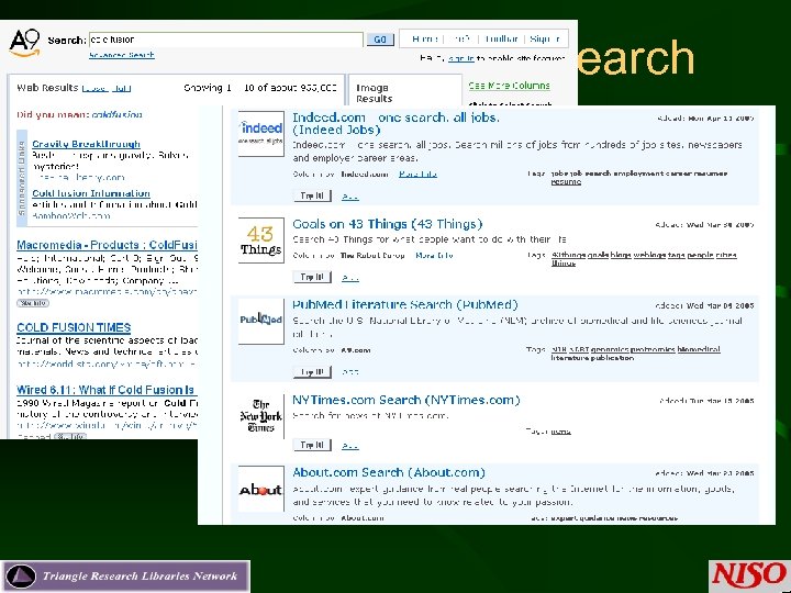 Example of Channel Search 