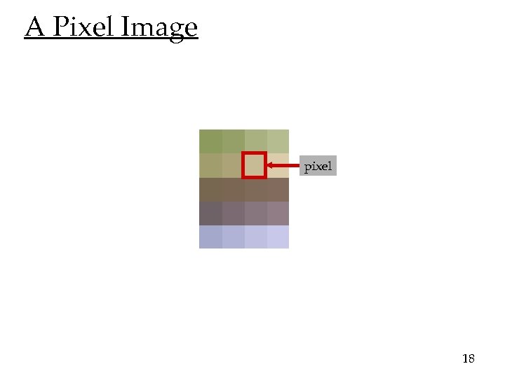 A Pixel Image pixel 18 