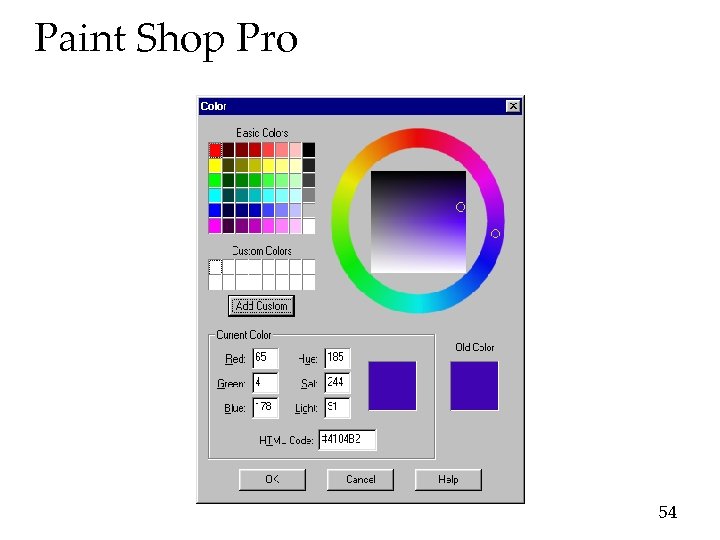 Paint Shop Pro 54 