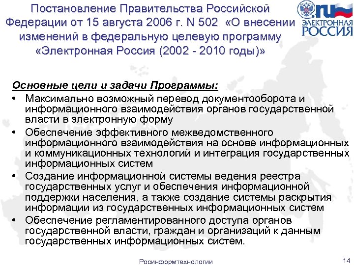 Постановление Правительства Российской Федерации от 15 августа 2006 г. N 502 «О внесении изменений