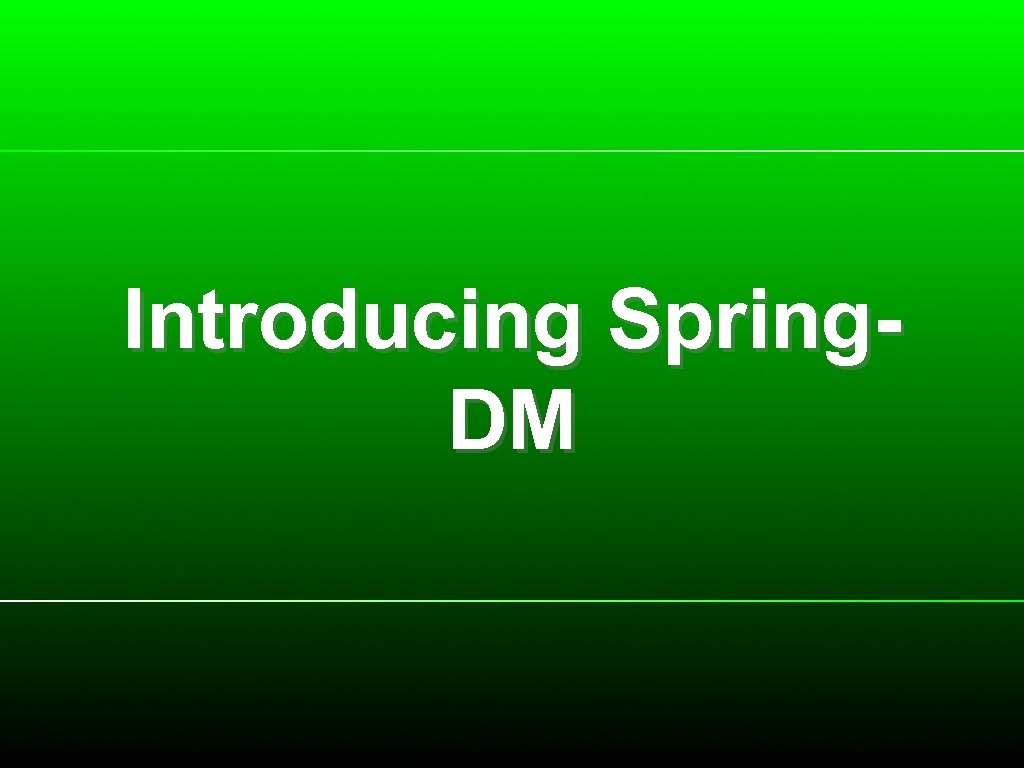 Introducing Spring. DM 