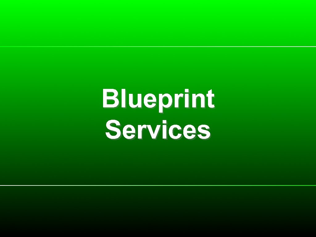 Blueprint Services 