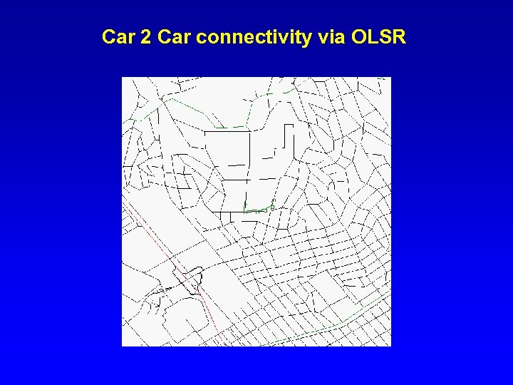 Car 2 Car connectivity via OLSR 