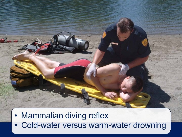  • Mammalian diving reflex • Cold-water versus warm-water drowning 