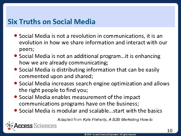 Six Truths on Social Media is not a revolution in communications, it is an