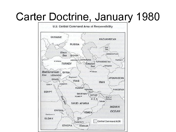 Carter Doctrine, January 1980 