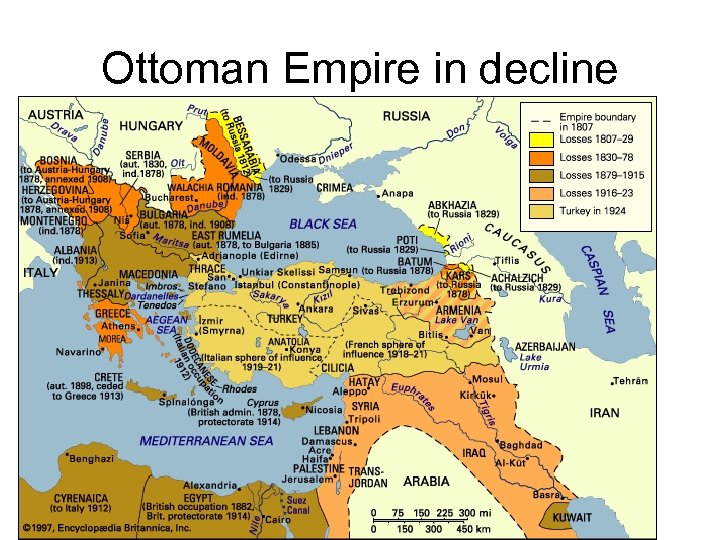 Ottoman Empire in decline 