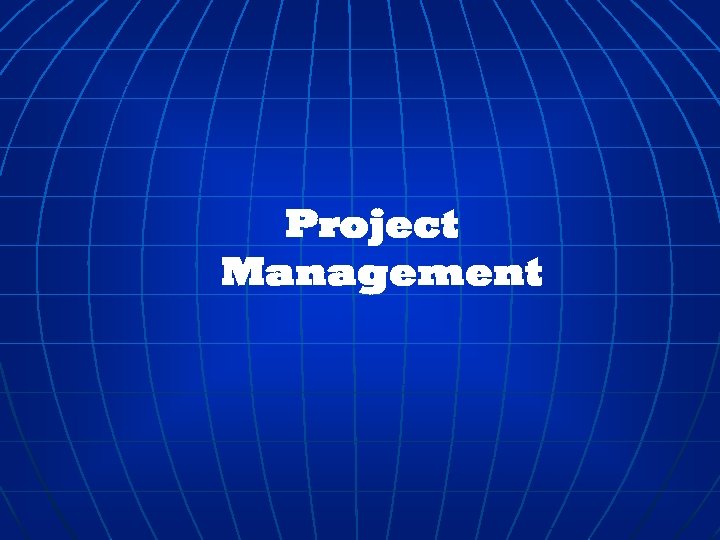 Project Management 
