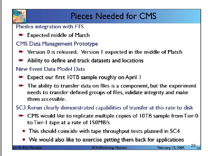 LCG 23 les. robertson@cern. ch 