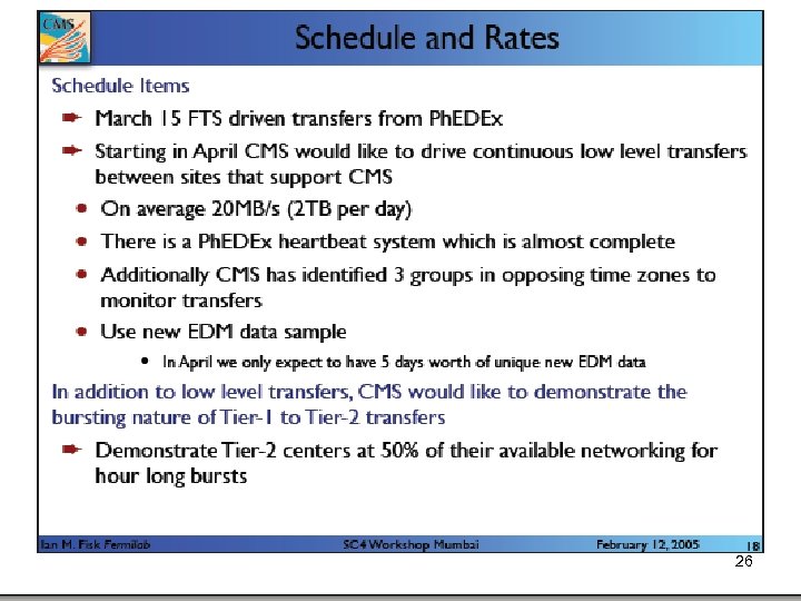 LCG 26 les. robertson@cern. ch 
