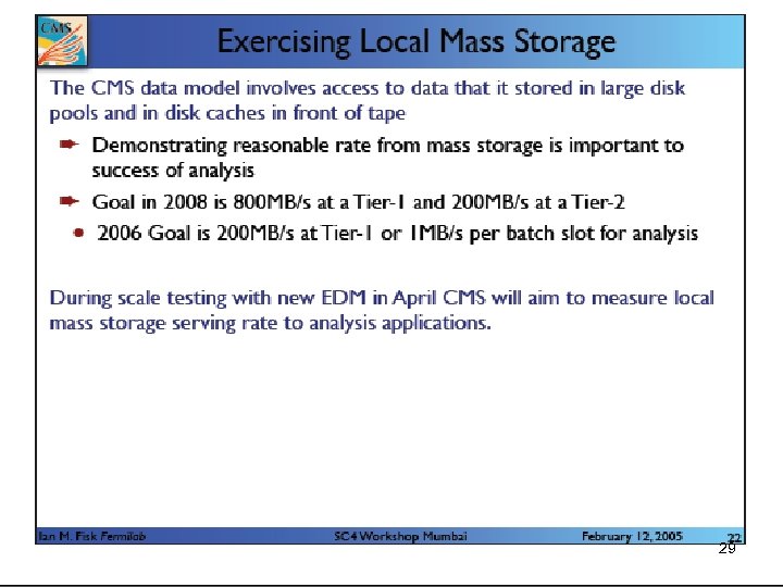 LCG 29 les. robertson@cern. ch 