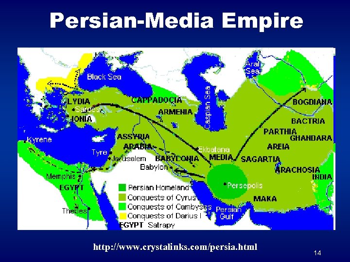 Persian-Media Empire http: //www. crystalinks. com/persia. html 14 