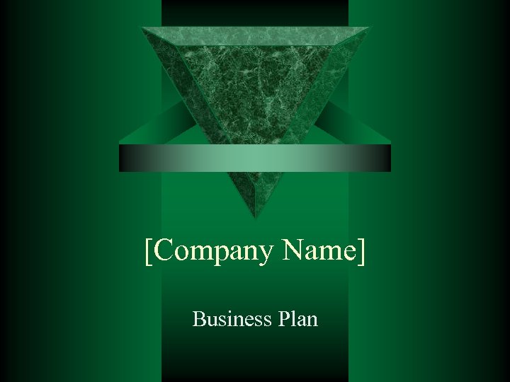 [Company Name] Business Plan 