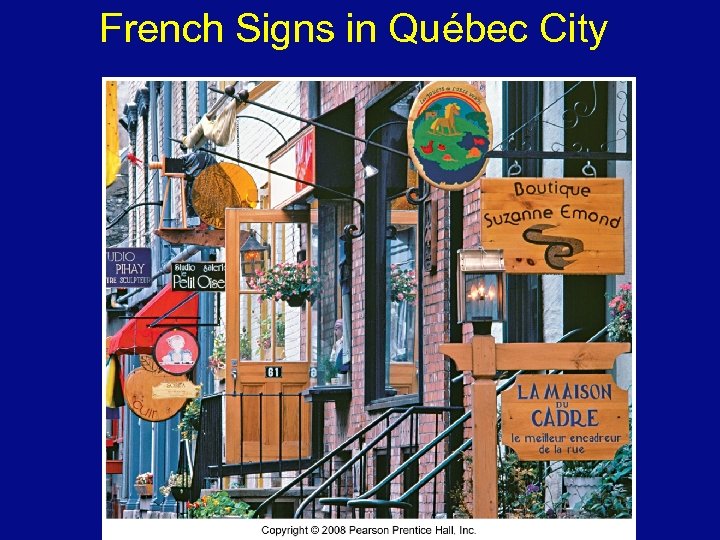 French Signs in Québec City 
