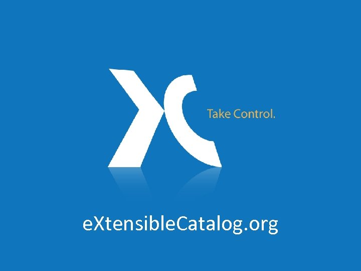 e. Xtensible. Catalog. org 