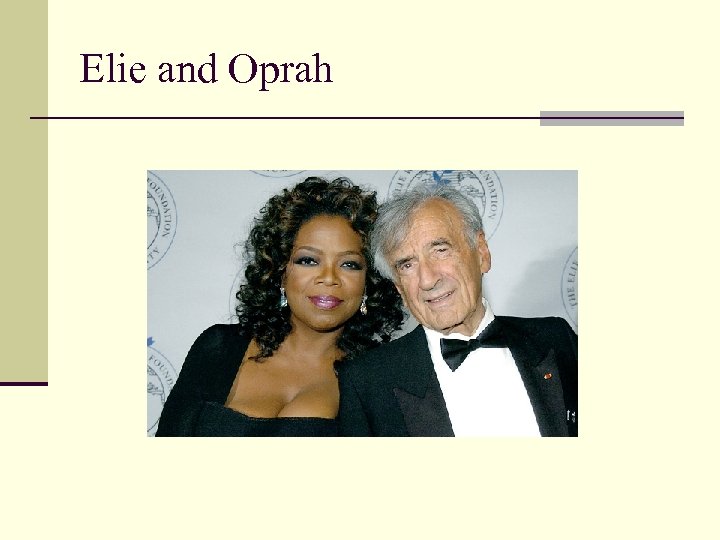 Elie and Oprah 
