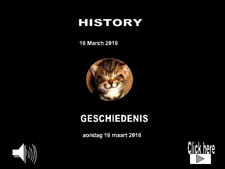 18 March 2018 zondag 18 maart 2018 