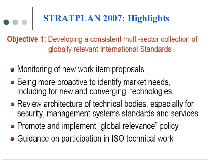 STRATPLAN 2007: Highlights 