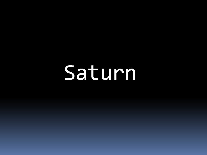 Saturn 