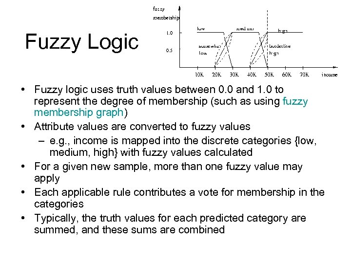 Fuzzy Logic • Fuzzy logic uses truth values between 0. 0 and 1. 0