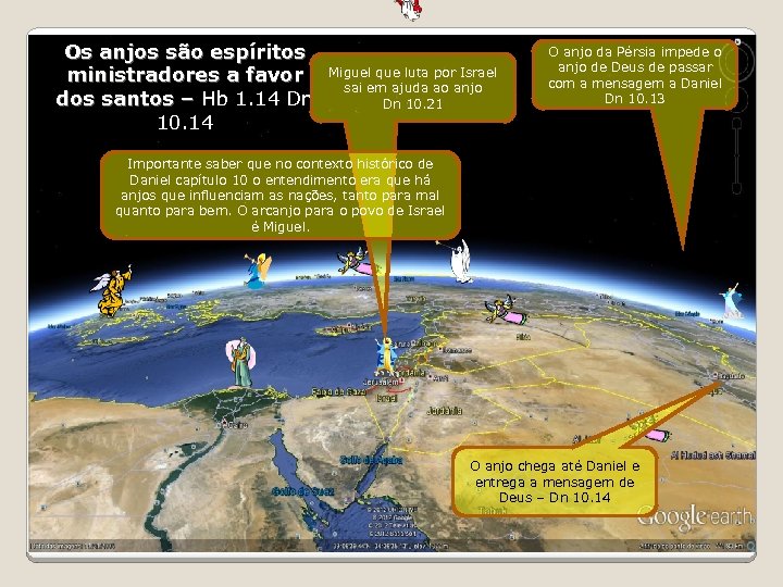 Os anjos são espíritos ministradores a favor dos santos – Hb 1. 14 Dn