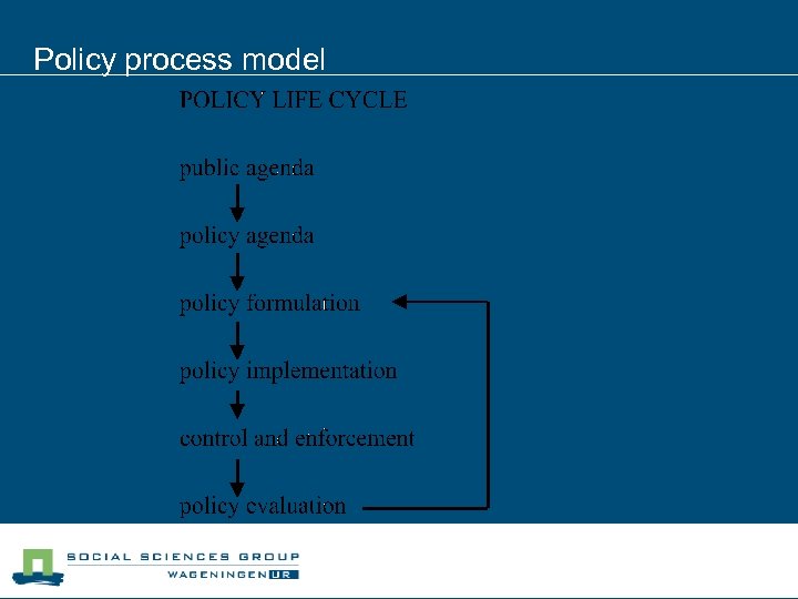 Policy process model 