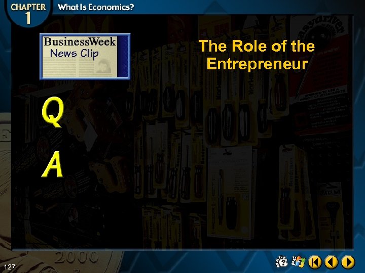 The Role of the Entrepreneur 127 