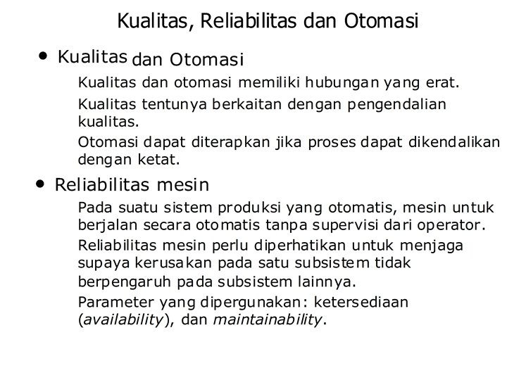 Ir. Bambang Risdianto MM Teknik Industri - UIEU 33 