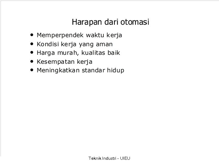 Ir. Bambang Risdianto MM Teknik Industri - UIEU 45 