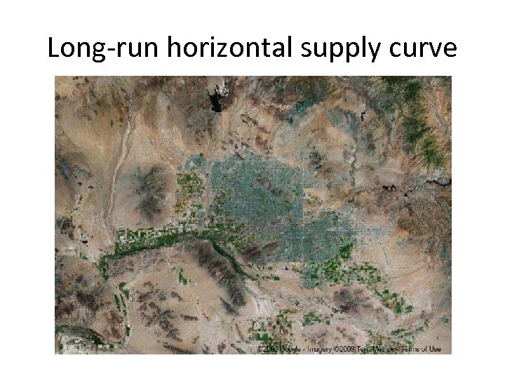 Long-run horizontal supply curve Phoenix 