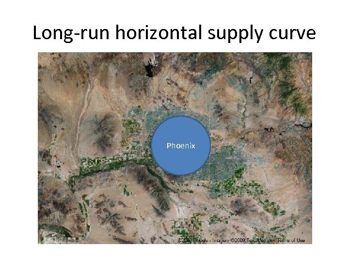 Long-run horizontal supply curve Phoenix 