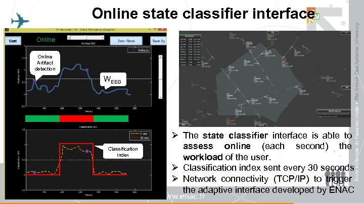 Online state classifier interface Start Online Artifact detection WEEG Classification index Ø The state