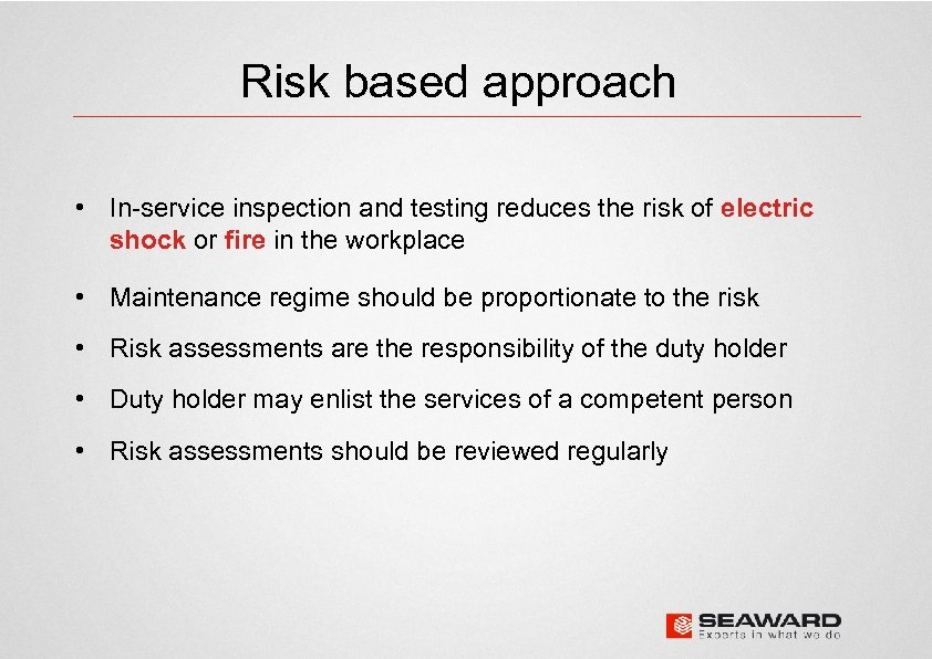 IET Code Of Practice For In-service Inspection And