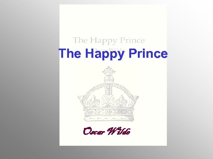The Happy Prince Oscar Wilde 