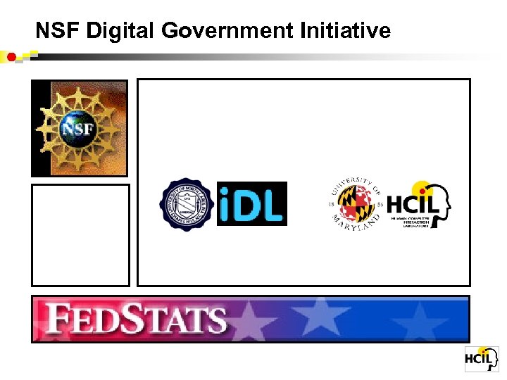 NSF Digital Government Initiative 