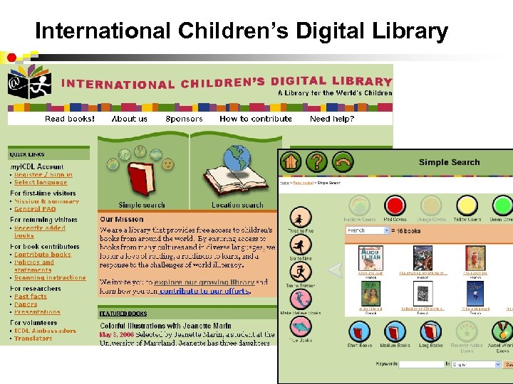 International Children’s Digital Library 