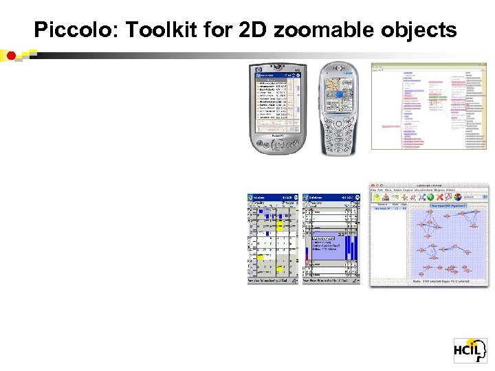 Piccolo: Toolkit for 2 D zoomable objects 
