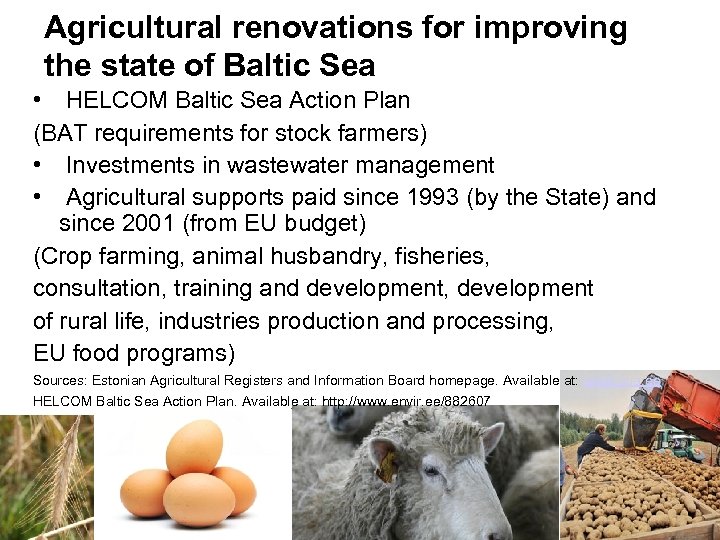 Agricultural renovations for improving the state of Baltic Sea • HELCOM Baltic Sea Action
