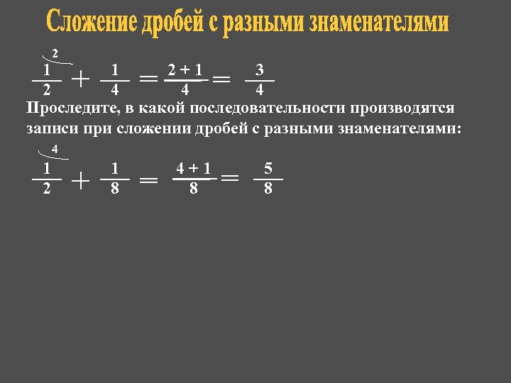 2 1 1 2 + 1 3 2 4 4 4 4 Проследите, в