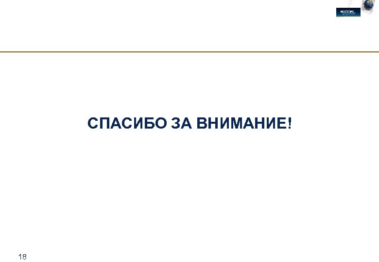 СПАСИБО ЗА ВНИМАНИЕ! 18 