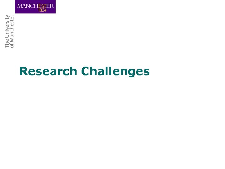 Research Challenges 