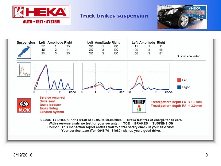Track brakes suspension 3/19/2018 8 