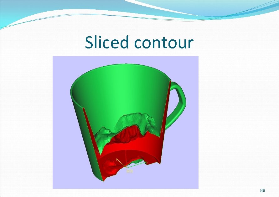 Sliced contour 89 