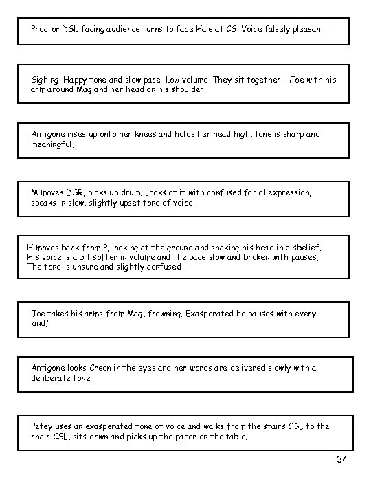 Proctor DSL facing audience turns to face Hale at CS. Voice falsely pleasant. Sighing.