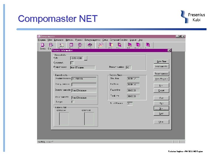 Compomaster NET Federico Voglino – PM SE & ME Region 