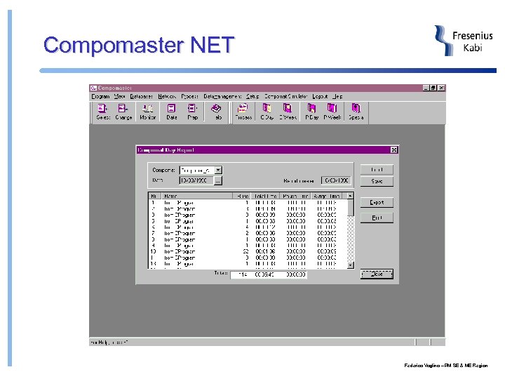 Compomaster NET Federico Voglino – PM SE & ME Region 