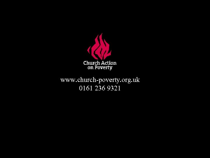 www. church-poverty. org. uk 0161 236 9321 